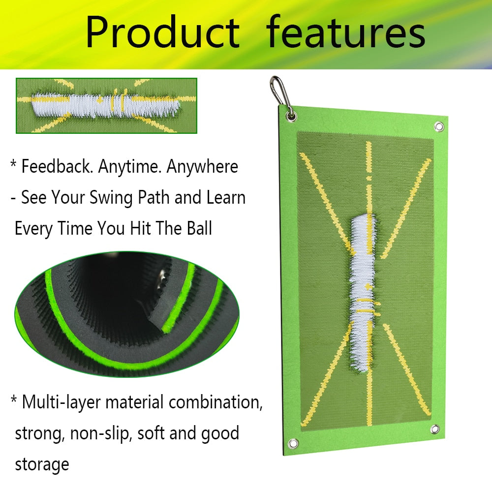 Golf Training Mat for Swing Detection